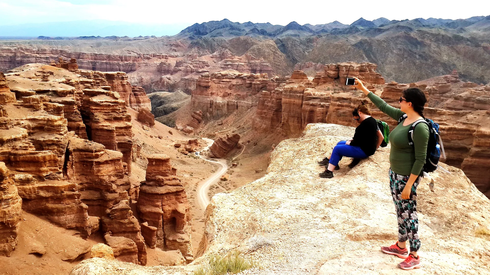 Charyn Canyon landscape in Kazakhstan