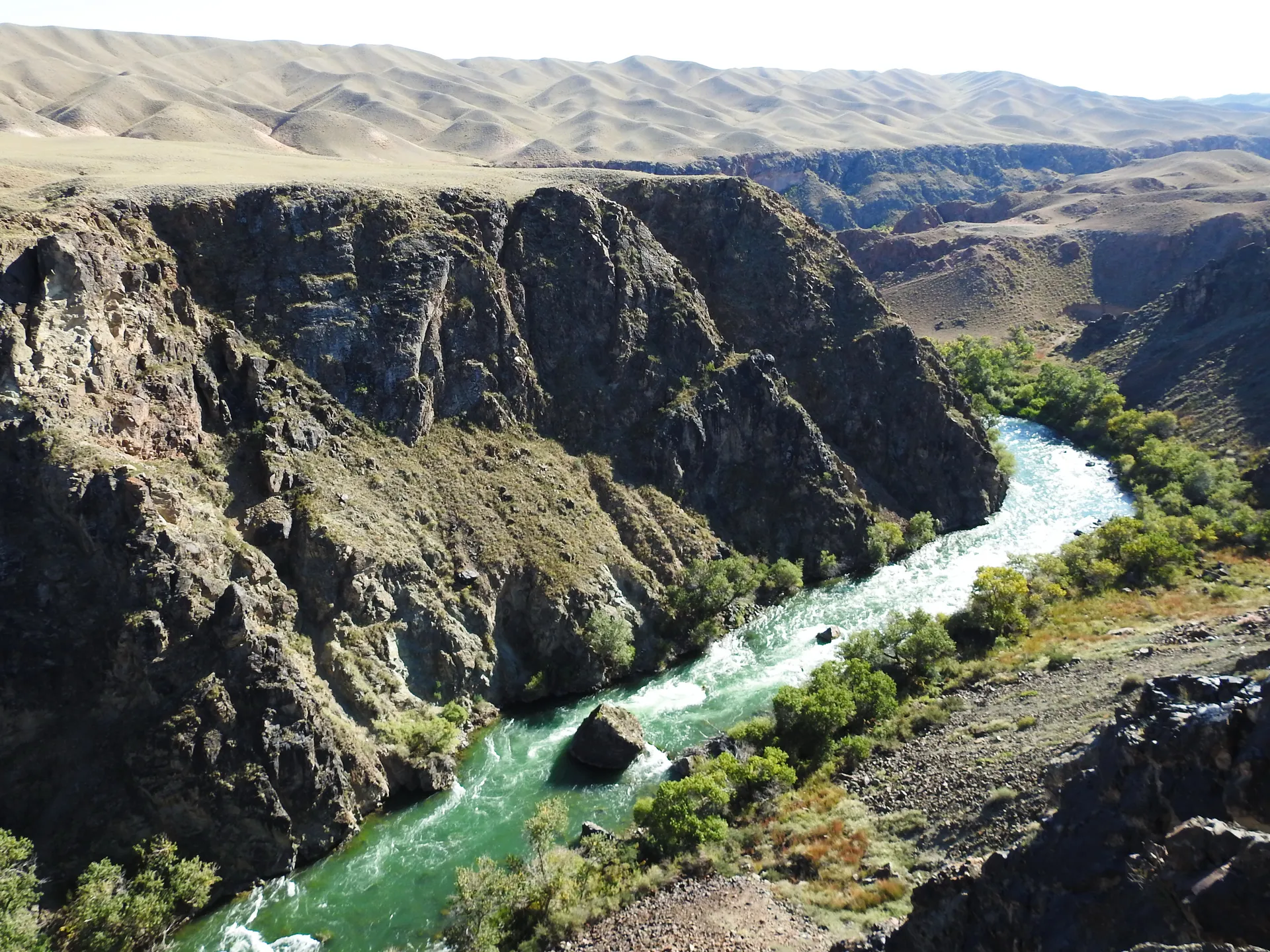 Charyn Canyon landscape in Kazakhstan